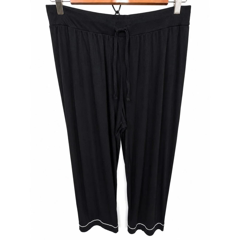 Cozy Earth Women's Extra Large Black Bamboo Pajama Set Quiet Luxury Lounge